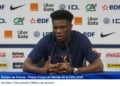 « C’est une excellente équipe, ils vont vouloir nous rentrer dedans dès le début » : Aurélien Tchouaméni lance déjà les hostilités avant France - Sénégal - wiwsport « C’est une excellente équipe, ils vont vouloir nous rentrer dedans dès le début » : Aurélien Tchouaméni lance déjà les hostilités avant France - Sénégal - wiwsport