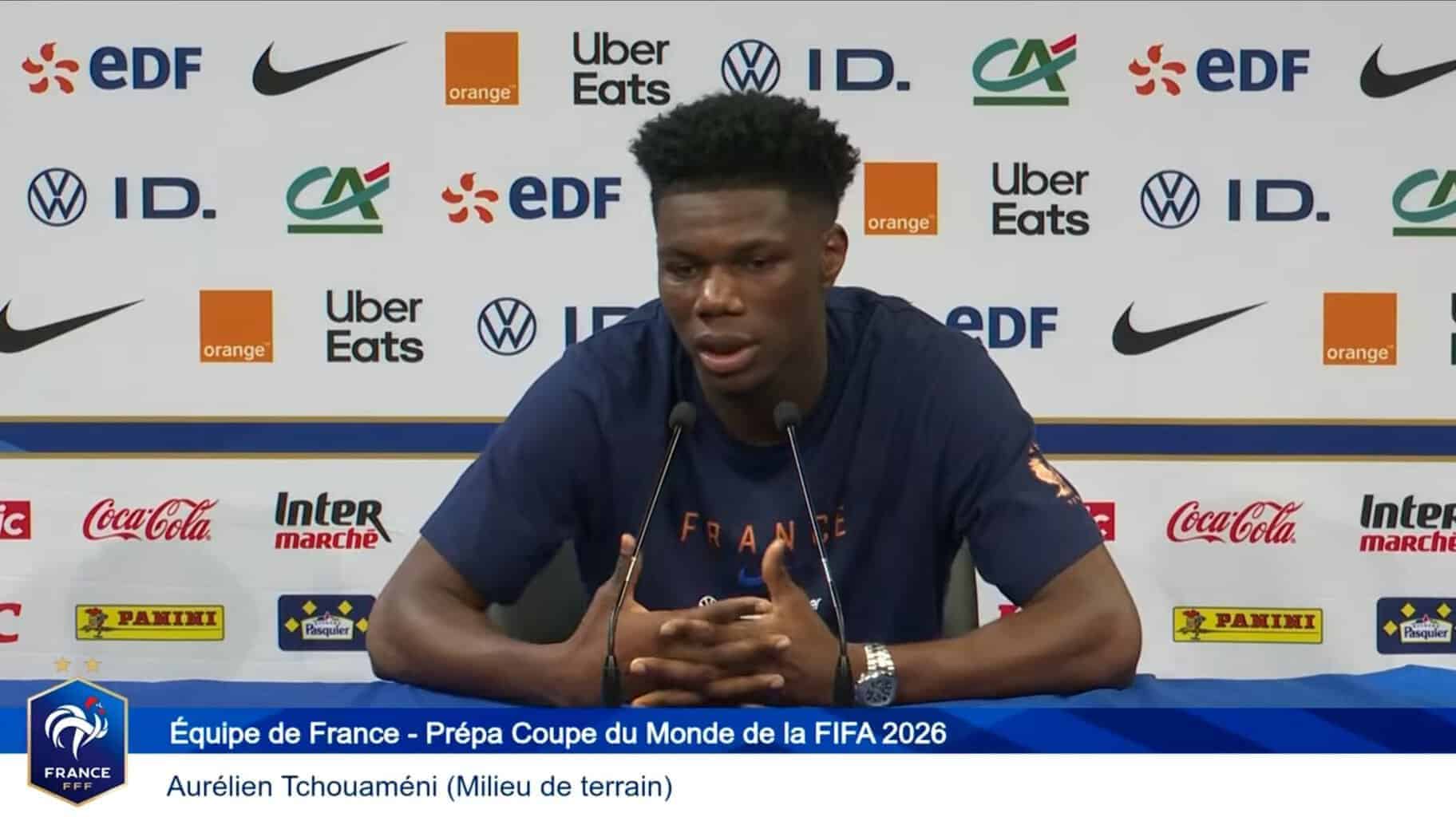 « C'est une excellente équipe, ils vont vouloir nous rentrer dedans dès le début » : Aurélien Tchouaméni lance déjà les hostilités avant France - Sénégal
