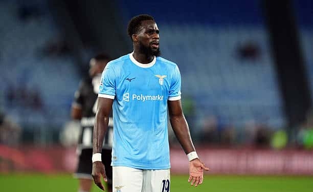 Boulaye Dia of SS Lazio looks on during the serie Serie A Enilive match between SS Lazio and Udinese Calcio at Olimpico on April 27, 2026 in Rome, Italy  (Photo by Giuseppe Maffia/NurPhoto via Getty Images)