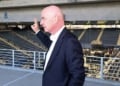NEW YORK, NEW YORK - MAY 22: FIFA President Gianni Infantino attends NYNJ World Cup 26 Fan Hub at USTA Billie Jean King National Tennis Center on May 22, 2026 in New York City.  (Photo by Ira L. Black - FIFA/FIFA via Getty Images)