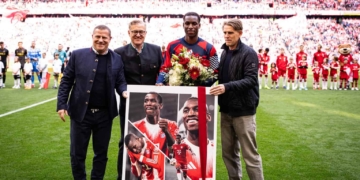 Bundesliga : L’hommage du Bayern Munich à Nicolas Jackson pour son dernier match de championnat à l’Allianz Arena ! - wiwsport