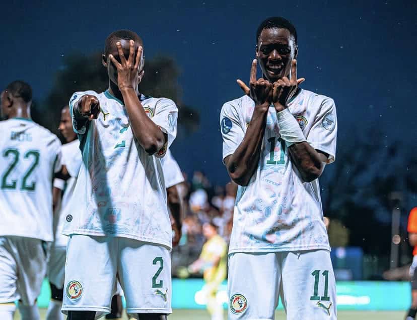CAN U17 2026 : le Sénégal mène (1-0) face au Maroc à la pause - wiwsport Lamine Mbengue et Mouhamed Wagne.CP:CapturebyDjibril