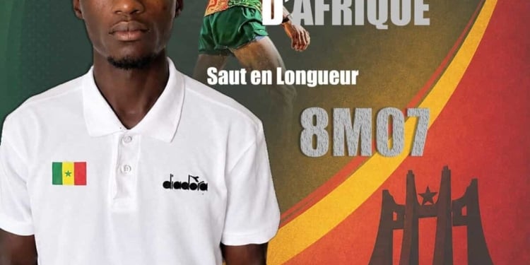 Championnats d’Afrique Accra 2026 – Lys Mendy vice-champion d'Afrique (saut en longueur) ! - wiwsport