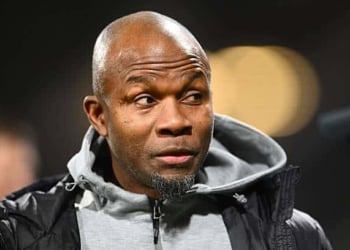Omar Daf of Amiens during French Cup match between Toulouse and Amiens at Stadium de Toulouse on February 4, 2026 in Toulouse, France. (Photo by Loic Cousin/Icon Sport via Getty Images)
