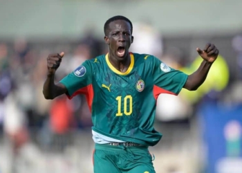 Souleymane Commissaire Faye lors du match face au Ghana. 📸 FSF