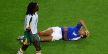 Sénégal vs France, 31 mai 2002.Crédit photo : Getty Images / Jacques Demarthon