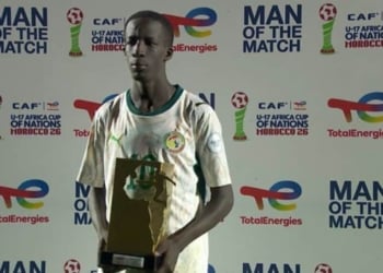 CAN U17 : Souleymane Commissaire Faye homme du match face à l’Algérie - wiwsport CAN U17 : Souleymane Commissaire Faye homme du match face à l’Algérie - wiwsport