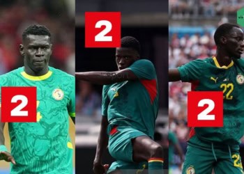 États-Unis – Sénégal (3-2) : Le naufrage total de toute une défense… Les notes des Lions après leur défaite en préparation à la Coupe du Monde