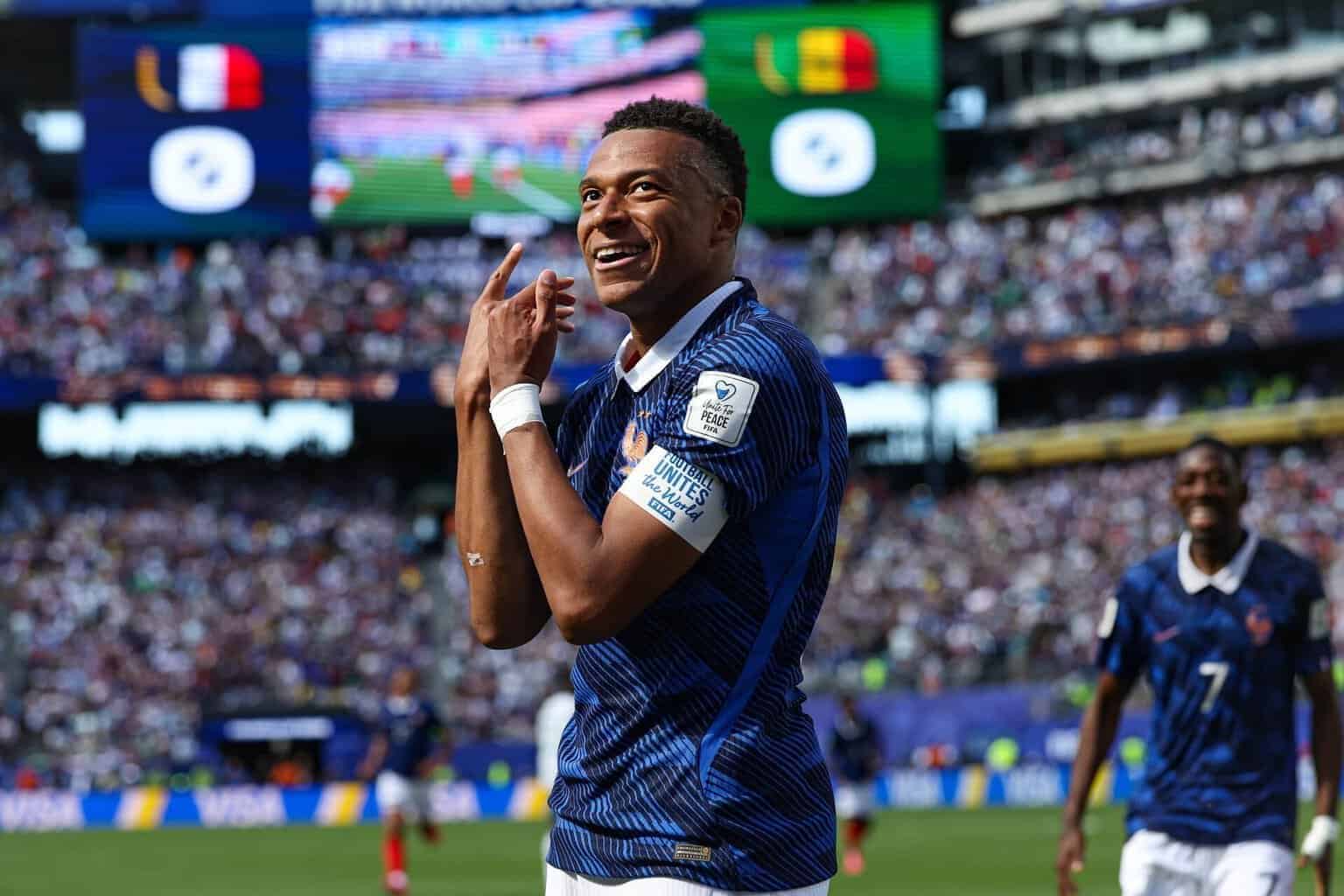 Kylian Mbappé : « Aujourd'hui ce n'était pas un match évident mais on sait qu'on peut marquer à tout moment ...»
