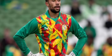 Yehvann Diouf of Senegal during the International Friendly match between Republic of Ireland and Senegal at Aviva Stadium in Dublin, Ireland on June 6, 2025 (Photo by Andrew SURMA/ SIPA USA).