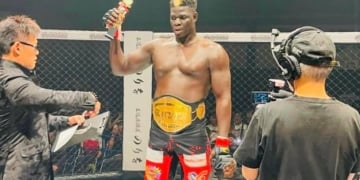 MMA : Alboury sacré champion des poids lourds de Gladiator au Japon