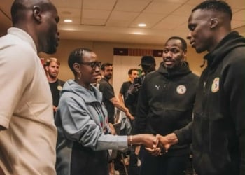 Mondial 2026 : Visite de la ministre des Sports au camp de base des Lions