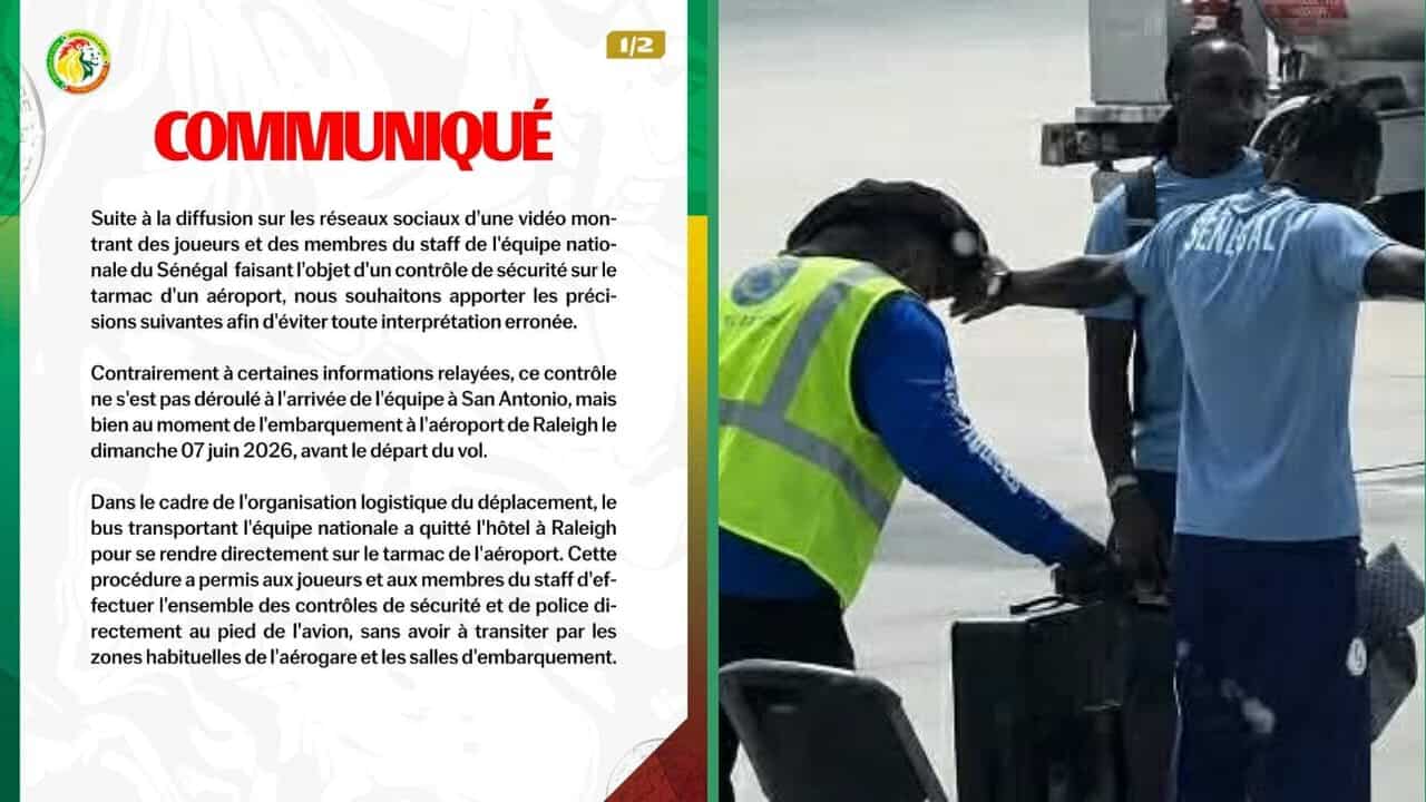 Contrôle des Lions : la FSF réagit à une nouvelle polémique en pleine Coupe du monde !