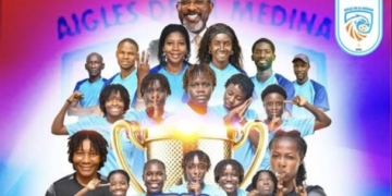 Les Aigles de la Médina sacrées championnes du Sénégal 2026 - wiwsport