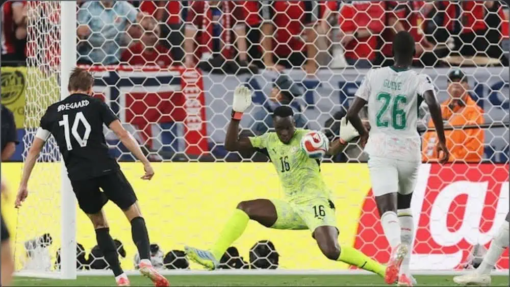 Mondial 2026 : Le Sénégal mené à la pause (1-0) malgré un énorme Édouard Mendy - wiwsport Mondial 2026 : Le Sénégal mené à la pause (1-0) malgré un énorme Édouard Mendy - wiwsport