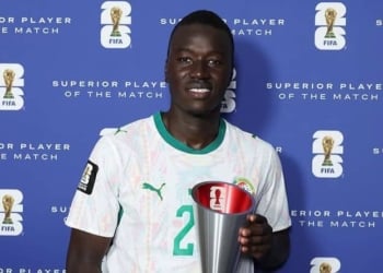 Pape Guèye double buteur et homme du match face à l’Irak