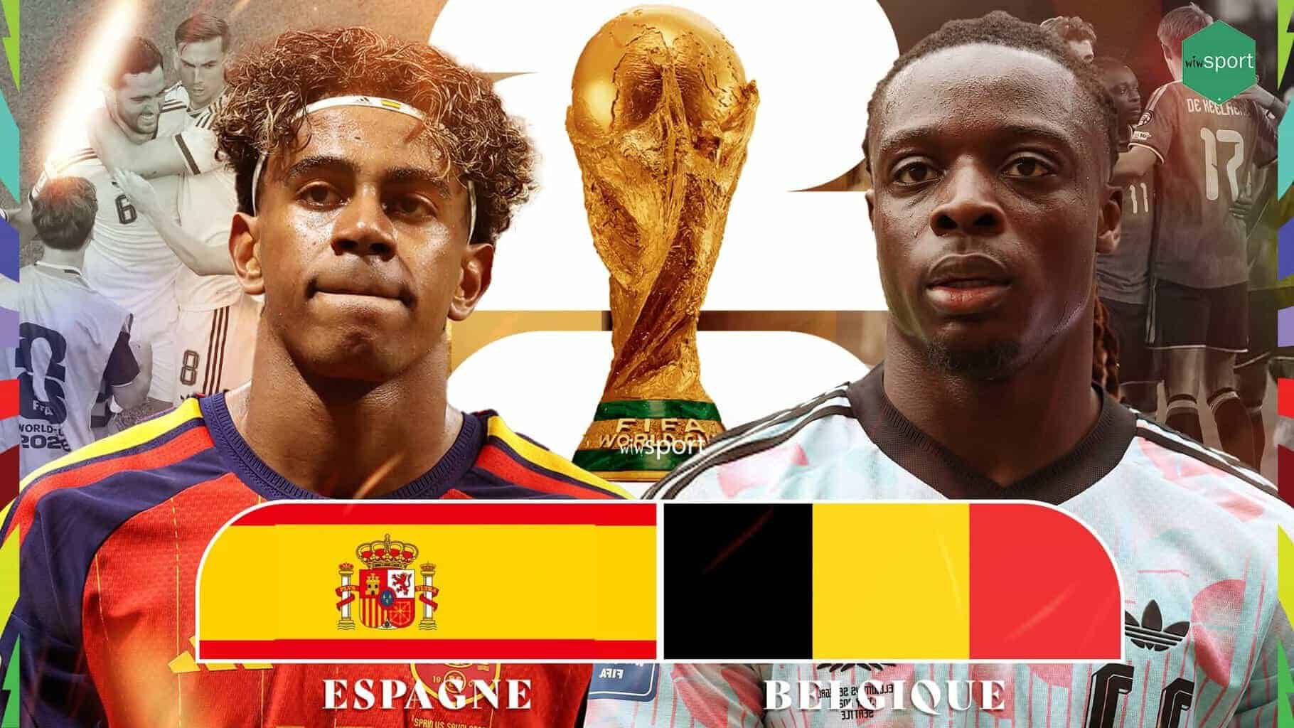LIVE – Suivez en direct le match Espagne vs Belgique !