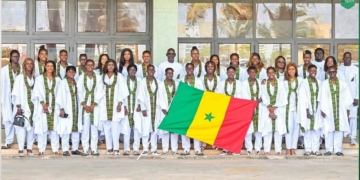 CAN Maroc 2026 : Cérémonie de Remise du drapeau national aux lionnes de Football