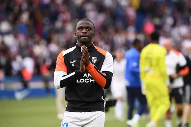 Mercato - Annoncé en Saudi Pro League, Bamba Dieng se dirige finalement vers la Turquie - wiwsport Bamba DIENG of FC Lorient during the Ligue 1 McDonald's match between Paris SG and Lorient at Parc des Princes on May 2, 2026 in Paris, France. (Photo by Philippe Lecoeur/FEP/Icon Sport via Getty Images)