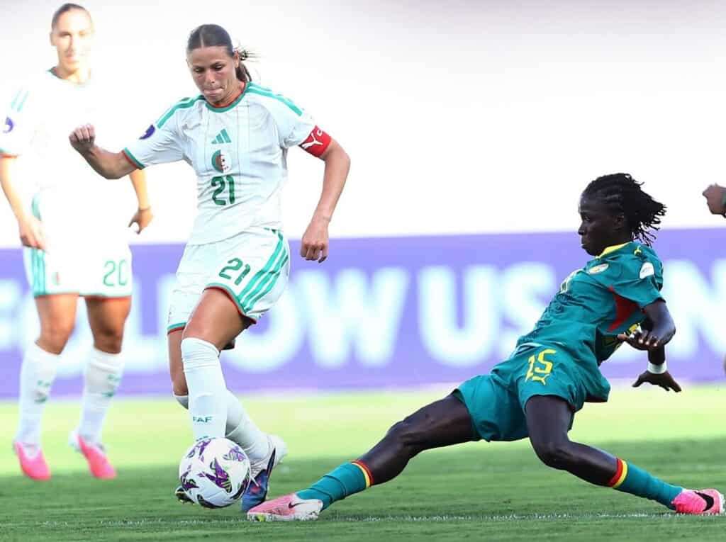 CAN Féminine 2026 : Les Lionnes menées à la pause par l'Algérie - wiwsport CAN Féminine 2026 : Les Lionnes menées à la pause par l'Algérie - wiwsport
