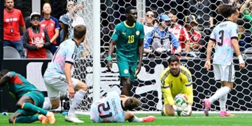 SEATTLE, USA - JULY 01 : Courtois Thibaut goalkeeper of Belgium during the FIFA World Cup 2026 Round of 32 match between Belgium and Senegal at the Lumen Field stadium on July 01, 2026 in Seattle, USA, 1/07/2026  ( Photo by Jan De Meuleneir / Photo News via Getty Images)