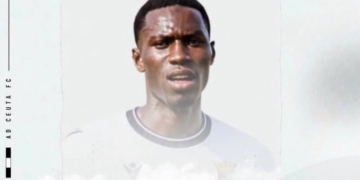 Yaya Bodian signe son premier contrat professionnel avec l’AD Ceuta FC