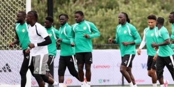 Equipe Nationale : Edouard Mendy, seul absent à l'entraînement des Lions avant le match contre la Belgique - wiwsport
