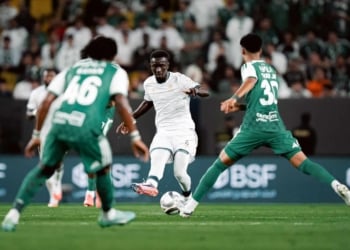 Saudi Pro League : Al-Diriyah battu par Al-Ahli d'Edouard Mendy pour les débuts d'Idrissa Gana Gueye - wiwsport Saudi Pro League : Al-Diriyah battu par Al-Ahli d’Edouard Mendy pour les débuts d’Idrissa Gana Gueye