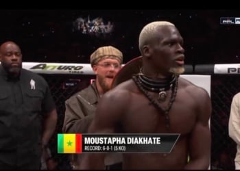 (Vidéo) MMA – PFL : Moustapha Diakhaté réussit des débuts fracassants avec un KO technique au premier round !