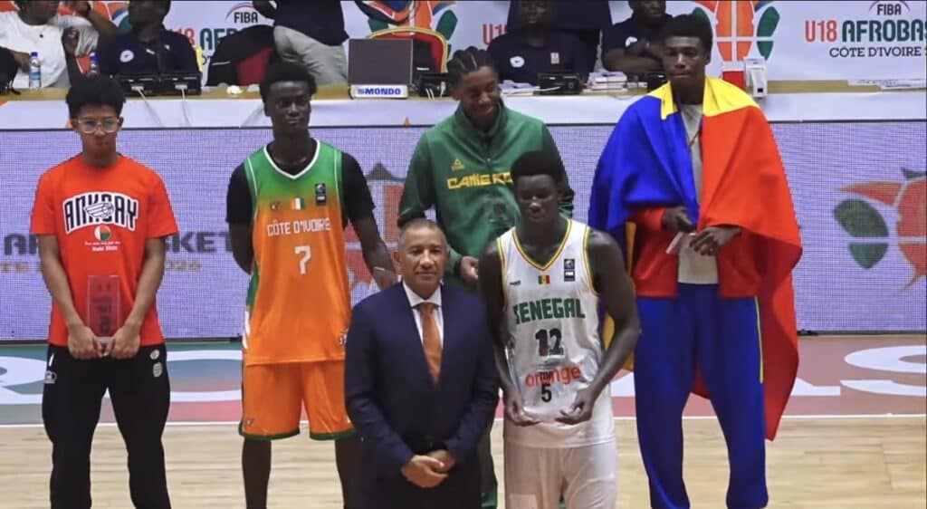 AfroBasket U18 - Code Mbengue dans le cinq majeur de la compétition ! - wiwsport
