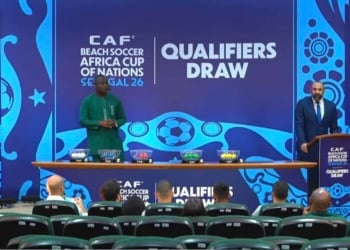 CAN Beach Soccer 2026 – Le tirage au sort est effectué, voici les pays en lice pour la qualification : Maroc, Nigeria, Mozambique, Mauritanie…