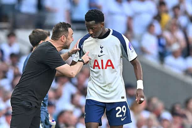 « Je ne sais pas s'il restera ou non » : Roberto De Zerbi ouvre la porte à un départ de Pape Matar Sarr de Tottenham - wiwsport