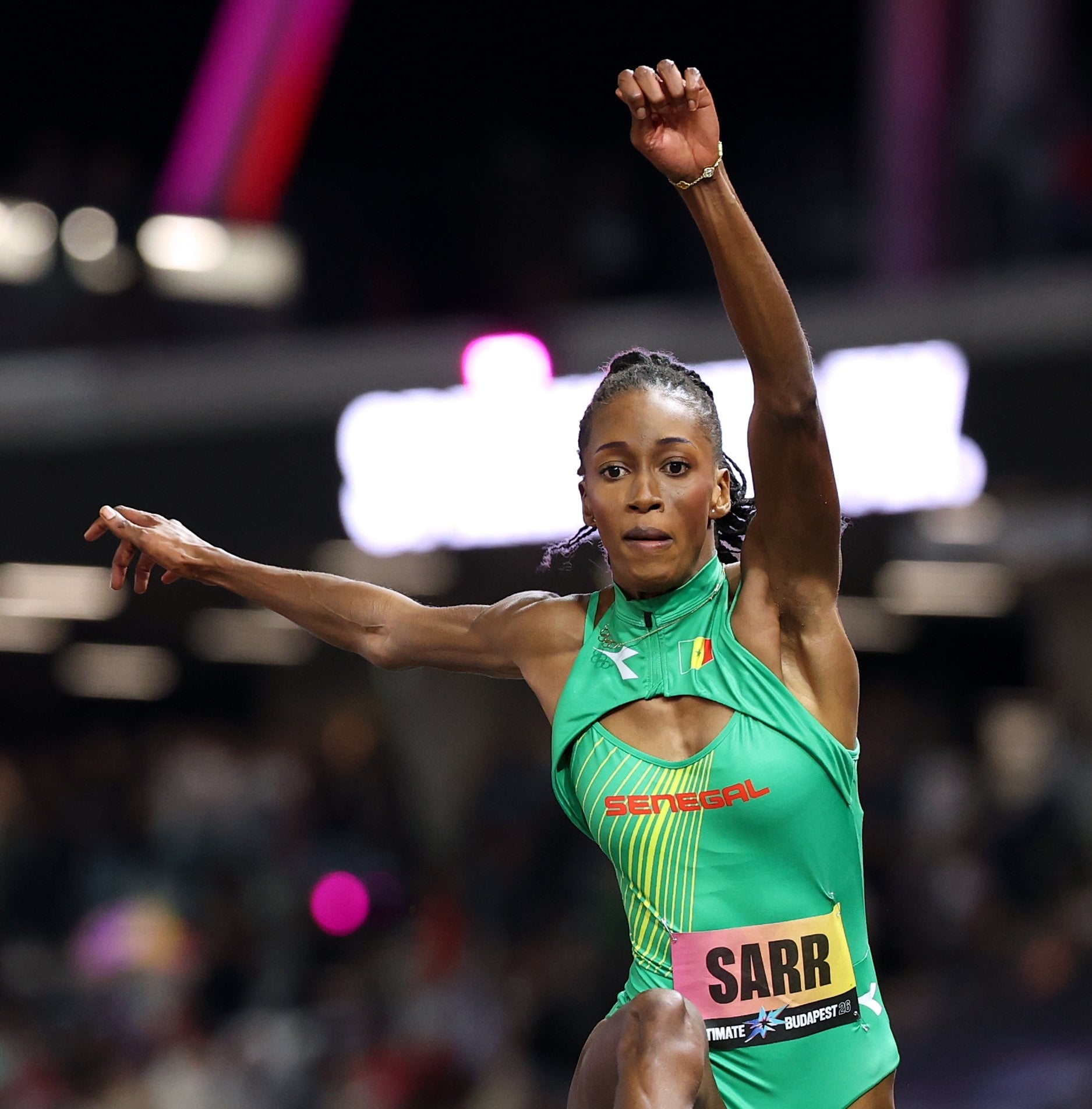 Ultmate Championship : Inarrêtable, Saly Sarr remporte le titre de champion du triple saut à Budapest - wiwsport Ultmate Championship : Inarrêtable, Saly Sarr remporte le titre de champion du triple saut à Budapest - wiwsport