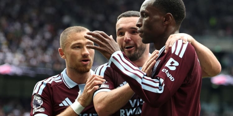 Premier League : Avec un superbe but de Nicolas Jackson, Aston Villa braque Tottenham et s'offre sa première victoire - wiwsport