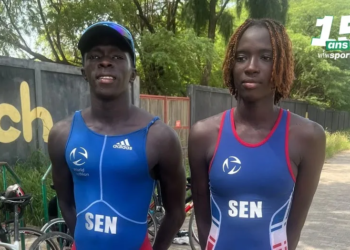 Triathlon – Coura Sall et Ousmane Thiaw brillent en préparation des JOJ Dakar 2026 ! - wiwsport