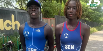 Triathlon – Coura Sall et Ousmane Thiaw brillent en préparation des JOJ Dakar 2026 ! - wiwsport Triathlon – Coura Sall et Ousmane Thiaw brillent en préparation des JOJ Dakar 2026 ! - wiwsport