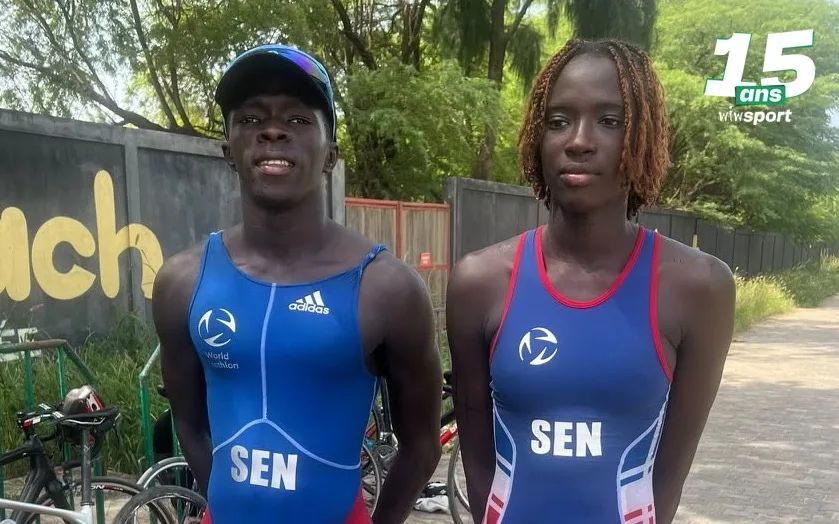 Triathlon – Coura Sall et Ousmane Thiaw brillent en préparation des JOJ Dakar 2026 ! - wiwsport Triathlon – Coura Sall et Ousmane Thiaw brillent en préparation des JOJ Dakar 2026 ! - wiwsport