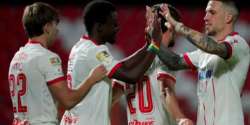 Bamba Dieng buteur lors du succès 3-0 de l'Étoile rouge de Belgrade à Radnicki 1923 - wiwsport Bamba Dieng buteur lors du succès 3-0 de l'Étoile rouge de Belgrade à Radnicki 1923 - wiwsport
