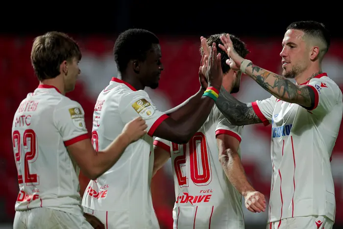 Bamba Dieng buteur lors du succès 3-0 de l'Étoile rouge de Belgrade à Radnicki 1923 - wiwsport Bamba Dieng buteur lors du succès 3-0 de l'Étoile rouge de Belgrade à Radnicki 1923 - wiwsport