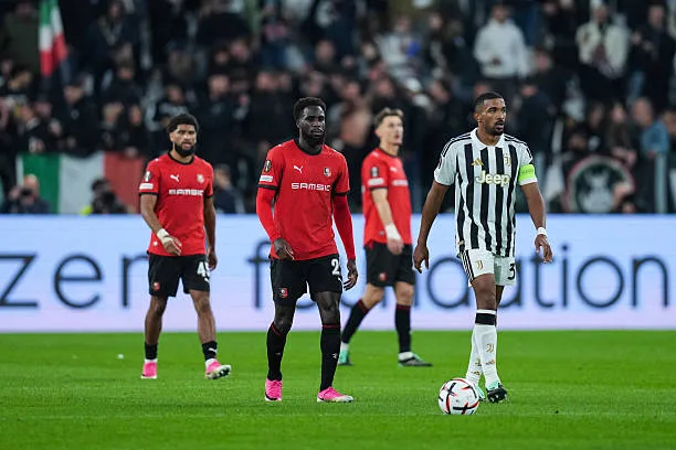 Ligue Europa - Boulaye Dia buteur avec le Stade Rennais face à la Juventus (vidéo) - wiwsport Boulaye DIA of Rennes looks dejected during the UEFA Europa League match between Juventus and Rennes at Juventus Stadium on October 22, 2026 in Turin, Italy. (Photo by Daniel Derajinski/Icon Sport via Getty Images)