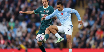Premier League : Manchester City et Iliman Ndiaye vacillent contre Brighton et concèdent une deuxième défaite d’affilée