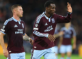 BIRMINGHAM, ENGLAND - OCTOBER 14: Ross Barkley and Nicolas Jackson of Aston Villa celebrate 3rd goal during the UEFA Champions League 2026/27 League Phase MD2 match between Aston Villa FC and Fenerbahce SK at Villa Park on October 14, 2026 in Birmingham, England. (Photo by Ed Sykes/Sportsphoto/Allstar via Getty Images)