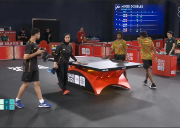 JOJ 2026 – Tennis de table : Amador Ferrer et Marieme Diallo éliminés en 16es de finale par l&rsquo;Egypte
