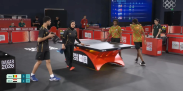 JOJ 2026 – Tennis de table : Amador Ferrer et Marieme Diallo éliminées en 16es de finale par l&rsquo;Egypte
